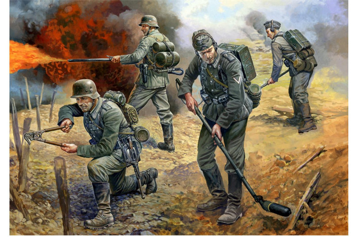 Wargames (WWII) figurky 6110 - German Sturmpioniere (1:72)