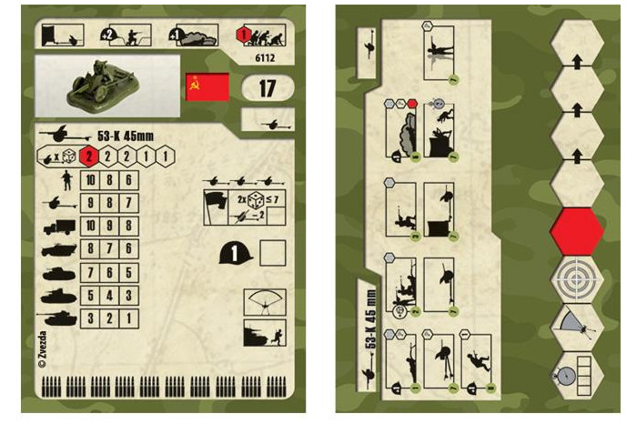 Wargames (WWII) figurky 6112 - Soviet Gun 45mm (1:72)