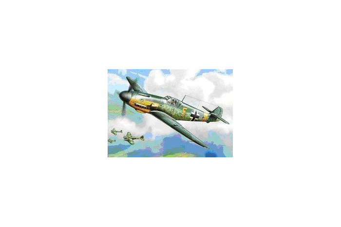 Wargames (WWII) letadlo 6116 - Messerschmitt Bf 109F-2 (1:144)