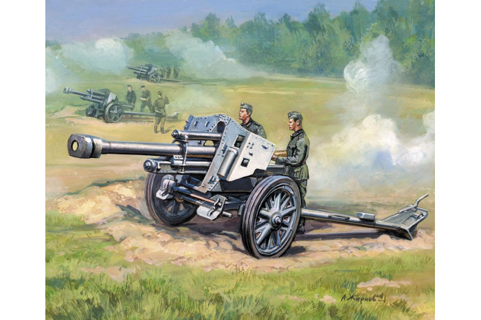 Wargames (WWII) military 6121 - German Howitzer leFH-18 (1:72)