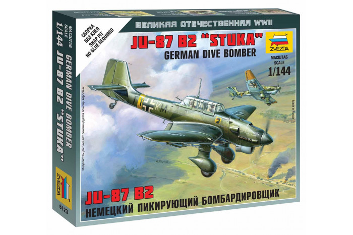 Wargames (WWII) letadlo 6123 - Junkers JU-87 Stuka (1:144)