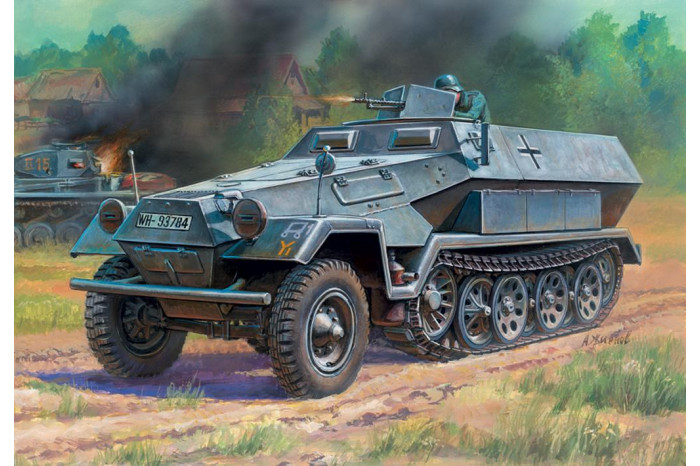 Wargames (WWII) military 6127 - Sd.Kfz.251/1 Ausf.B (1:100)