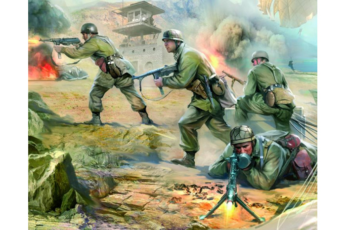 Wargames (WWII) figurky 6136 - German Paratroops (1:72)