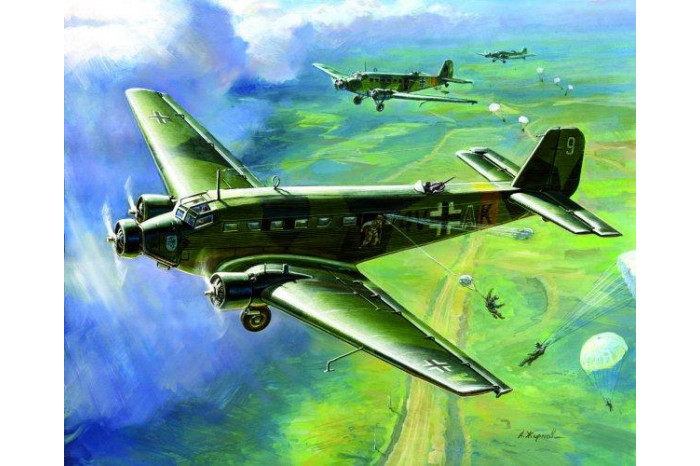 Wargames (WWII) letadlo 6139 - Junkers Ju-52 Transport Plane (1:200)