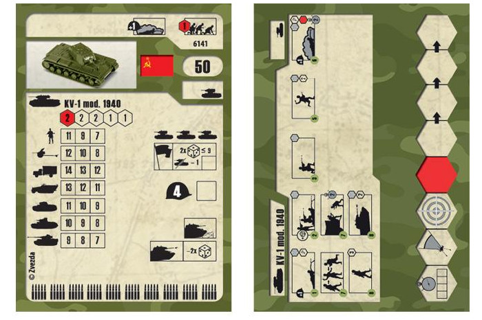 Wargames (WWII) tank 6141 - Soviet Heavy Tank KV-1 (1:100)