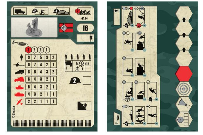 Wargames (WWII) figurky 6154 - German Gebirgsjäger (1:72)