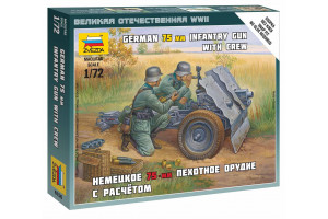 Wargames (WWII) figurky 6156 - German 75mm Infantry Gun (1:72)