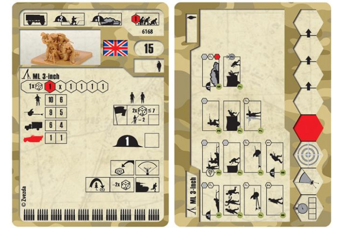 Wargames (WWII) figurky 6168 - British Mortar with crew 1939-42 (1:72)