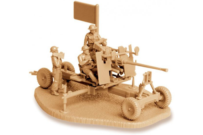 Wargames (WWII) figurky 6170 - British Bofors 40mm Mk-2 AA-Gun (1:72)