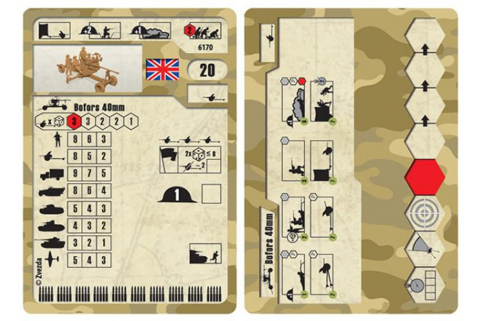 Wargames (WWII) figurky 6170 - British Bofors 40mm Mk-2 AA-Gun (1:72)
