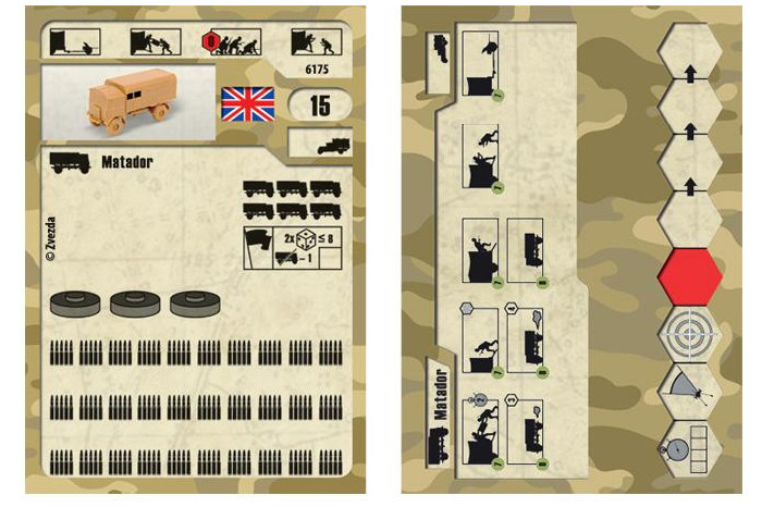 Wargames (WWII) military 6175 - British Truck "Matador" (1:100)