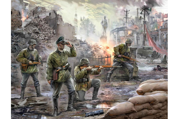 Wargames (WWII) figurky 6180 - German Elite Troops 1939-43 (1:72)