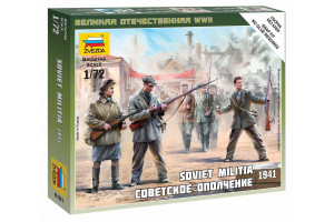 Wargames (WWII) figurky 6181 - Soviet Militia 1941 (1:72)