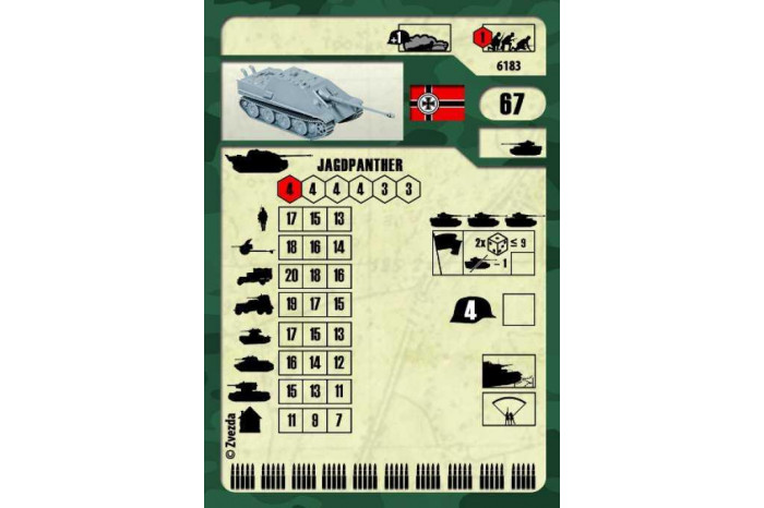 Wargames (WWII) military 6183 - Sd.Kfz.173 Jagdpanther German Heavy Tank Destroyer (1:100)