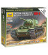 Wargames (WWII) tank 6190 - KV-1 with F-32 GUN (1:100)