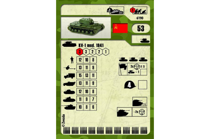 Wargames (WWII) tank 6190 - KV-1 with F-32 GUN (1:100)