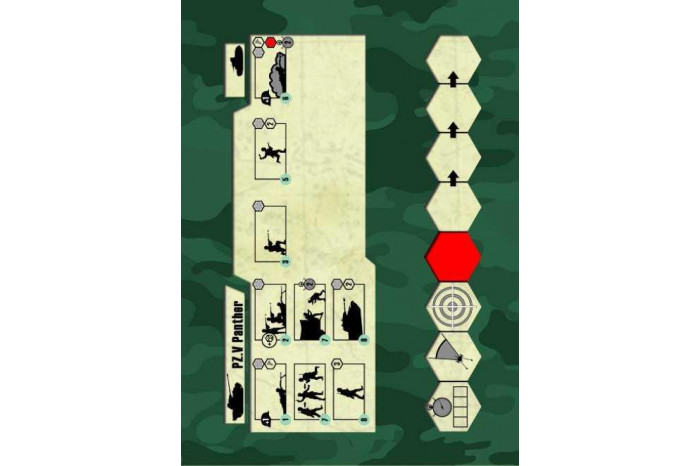 Wargames (WWII) tank 6196 - Pz.V Ausf. A Panther(1:100)