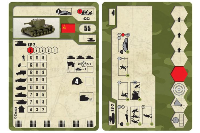 Wargames (WWII) tank 6202 - Soviet Tank KV-2 (1:100)