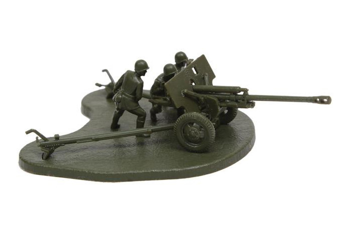 Wargames (WWII) military 6253 - Soviet 76mm anti-tank gun ZIS-3 (1:72)