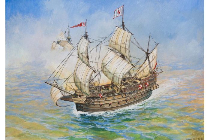 Wargames (TS) loď 6502 - Spanish ship San Martin (1:350)