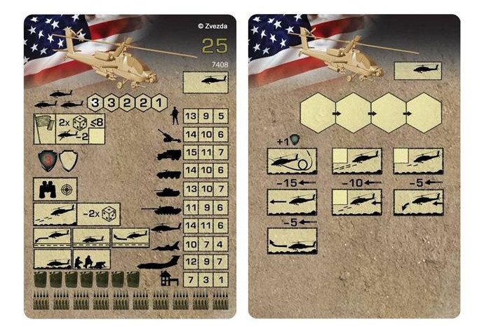 Wargames (HW) vrtulník 7408 - AH-64 Apache Helicopter (1:144)