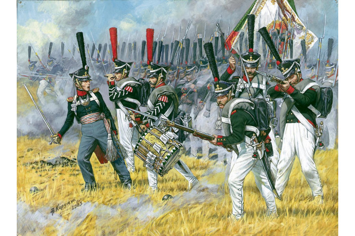 Wargames (AoB) figurky 8020 - Russian Heavy Infantry Grenadiers 1812-1815 (1:72)