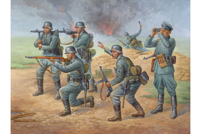 Wargames figurky 8078 - German Infantry WWII (1:72)