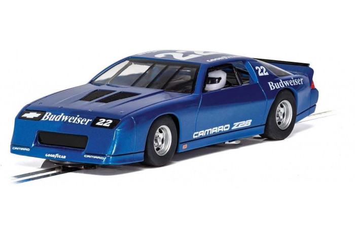 Autíčko GT SCALEXTRIC C4145 - Chevrolet Camaro IROC-Z - Blue (1:32)