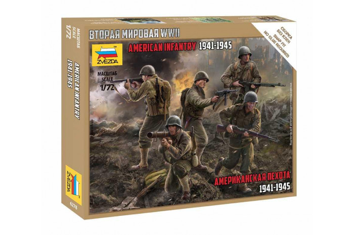 Wargames (WWII) figurky 6278 - US Infantry (1:72)