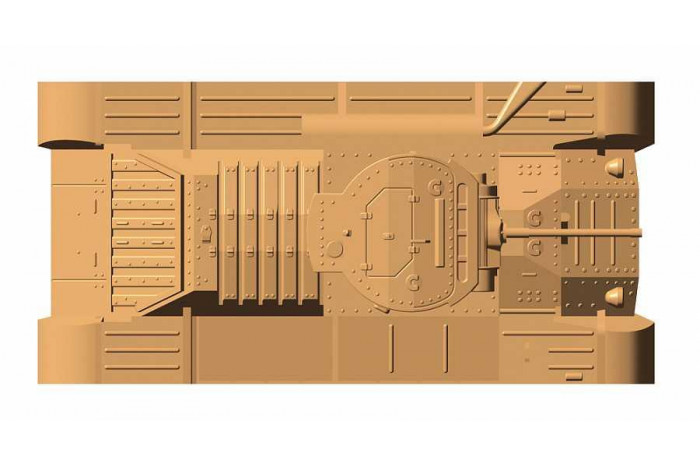 Wargames (WWII) 6280 - British Infantry Tank Valentine II (1:100)