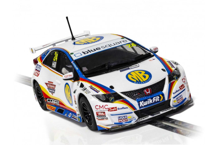 Autíčko Touring SCALEXTRIC C4210 - Honda Civic Type-R NGTC - Jake Hill 2020 (1:32)