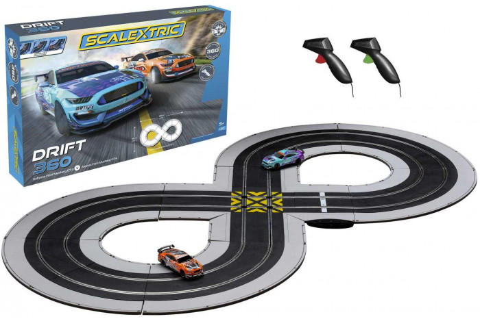 Autodráha SCALEXTRIC C1421P - Drift 360 Race Set (1:32)