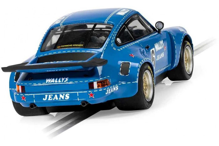 Autíčko GT SCALEXTRIC C4398 - Porsche 911 Carrera RSR 3.0 - Wallys Jeans (1:32)