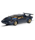 Autíčko Street SCALEXTRIC C4411 - Lamborghini Countach - Walter Wolf - Blue And Gold (1:32)