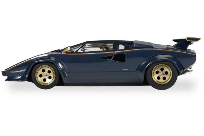 Autíčko Street SCALEXTRIC C4411 - Lamborghini Countach - Walter Wolf - Blue And Gold (1:32)
