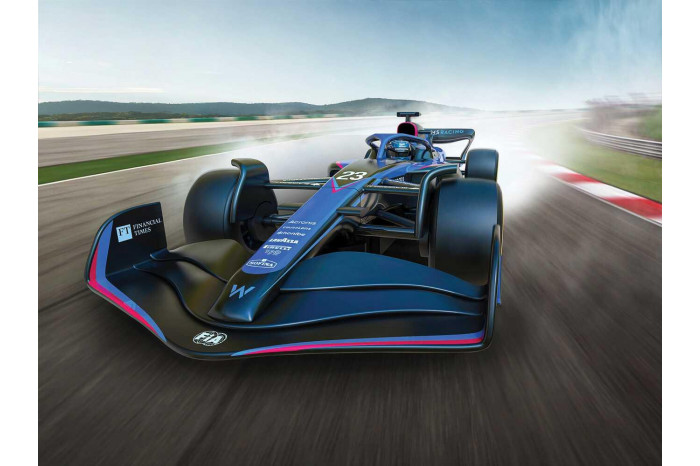 Autíčko Single Seater SCALEXTRIC C4425 - Williams FW44 - Alexander Albon 2022 (1:32)