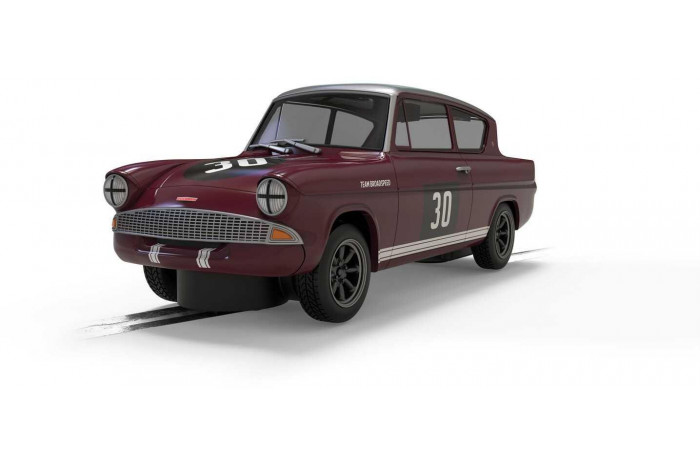 Autíčko Touring SCALEXTRIC C4546 - Ford Anglia 105E - Broadspeed (1:32)