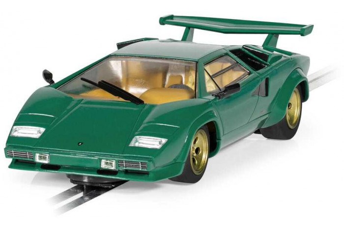 Autíčko Street SCALEXTRIC C4500 - Lamborghini Countach - Green (1:32)