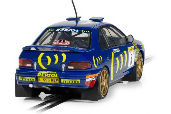 Autíčko Rally SCALEXTRIC C4555 - Subaru Impreza WRX - 1995 Carlos Sainz (1:32)