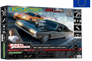Autodráha SCALEXTRIC C1458P - Fast and Furious Hot Laps (1:32)