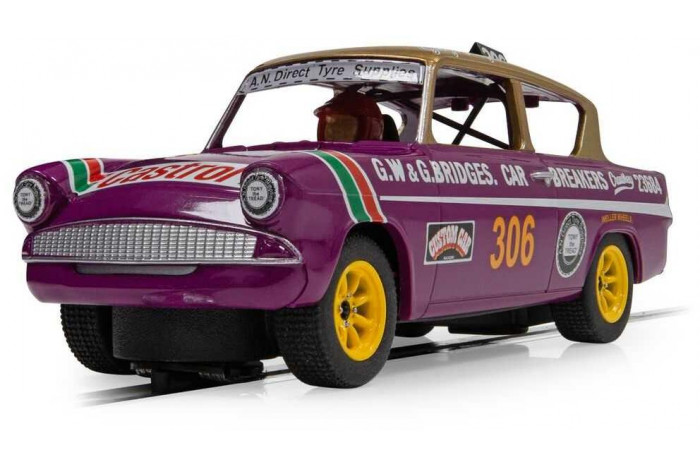 Autíčko Touring SCALEXTRIC C4584 - Ford Anglia 105e George Polley 306 (1:32)