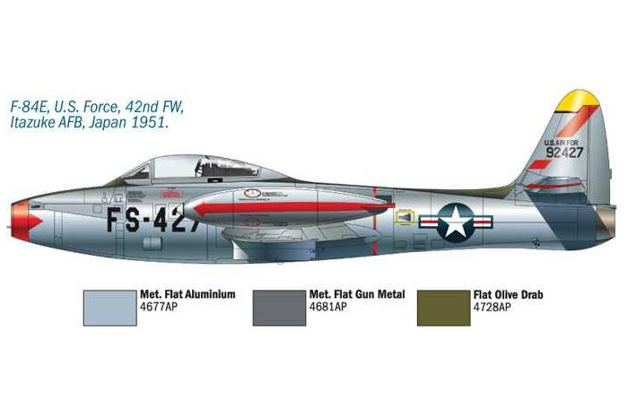 Model Kit letadlo 1321 - F/84G THUNDERJET(1:72)