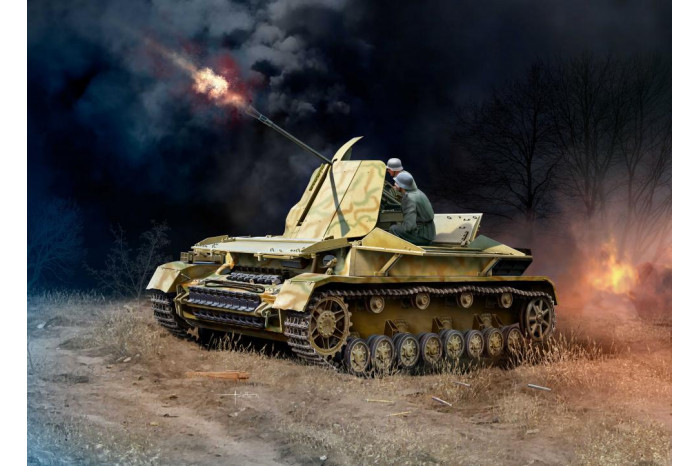 Plastic ModelKit military 03363 - Flakpanzer IV "Möbelwagen" 3.7cm Flak 43 (1:72)