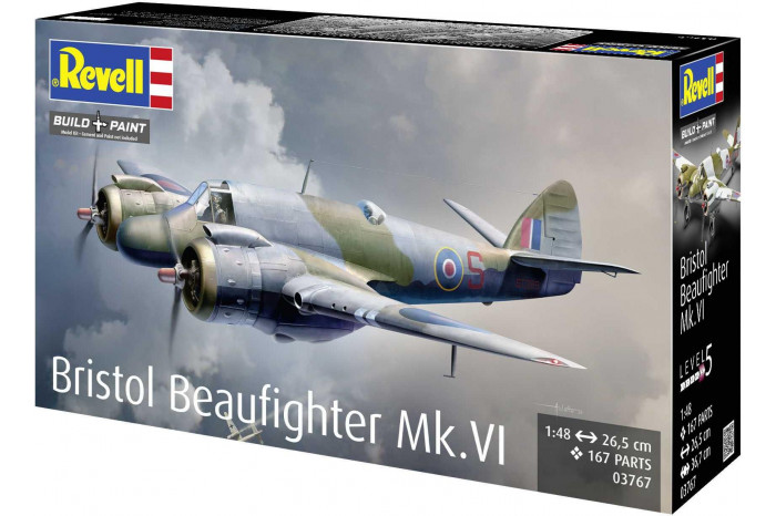Plastic ModelKit letadlo 03767 - Bristol Beaufighter Mk. VI (1:48)
