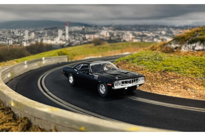 Autíčko Film & TV SCALEXTRIC C4595 - John Wick Plymouth Barracuda - John Wick Chapter 4 (1:32)