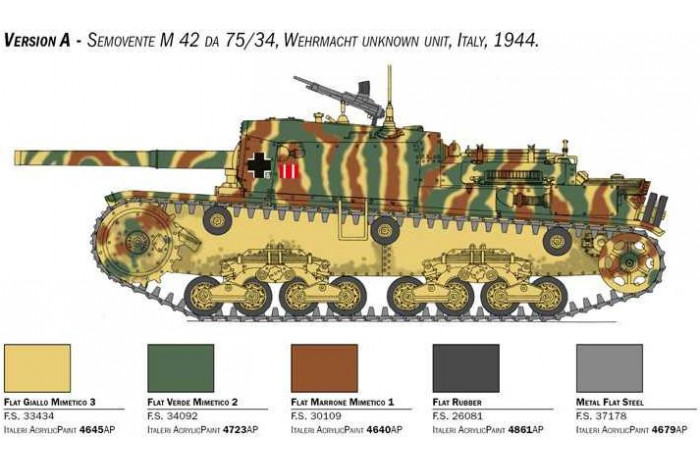Model Kit military 6759 - Semovente M42 da 75/34 Upgrade Edition (1:35)