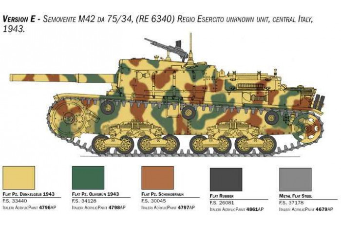 Model Kit military 6759 - Semovente M42 da 75/34 Upgrade Edition (1:35)