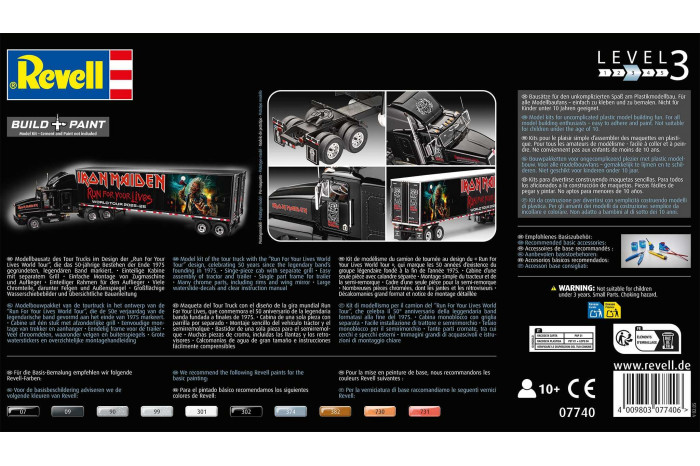 Plastic ModelKit auto 07740 - Tour Truck "Iron Maiden" (1:32)