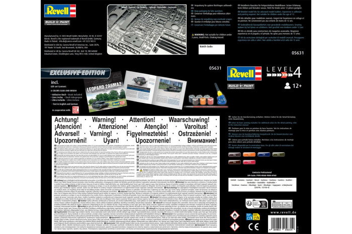 Gift-Set tank 05631 - 70 Years Bundeswehr: Leopard 2 A6A2 (Exclusive Edition) (1:35)