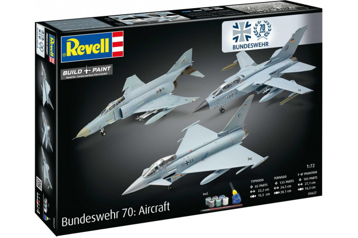 Gift-Set letadla 05627 - 70 Years Bundeswehr: Aircraft (1:72)